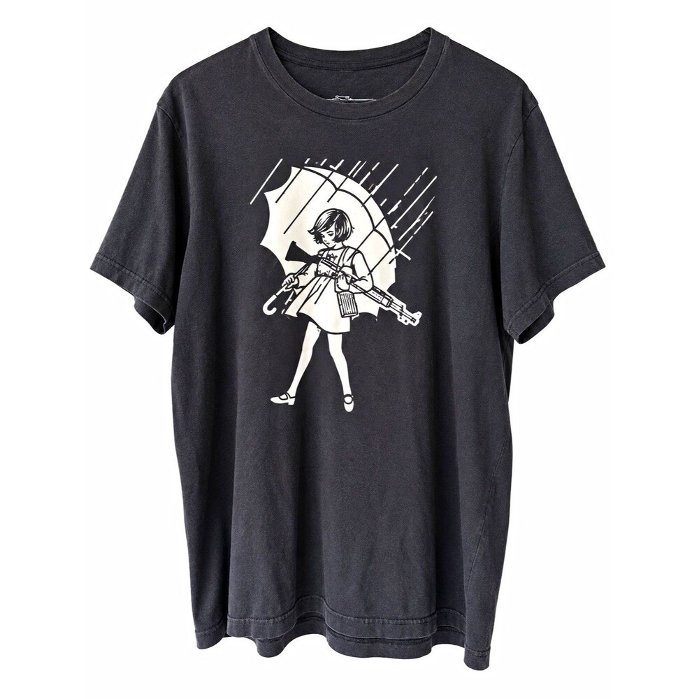 Assault Girl Aaron Marble Slinger Golbert Vintage Rare Art Streetwear T-Shirt